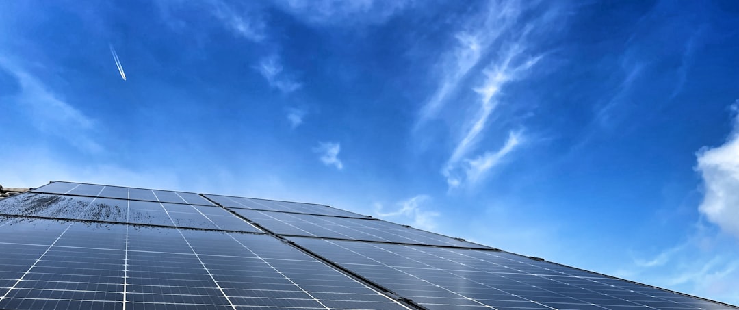 a close-up of a solar panel